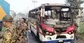 কুমিল্লায় বাসচাপায় পথচারীর মৃত্যু, বাসে ক্ষুব্ধ জনতার আগুন