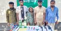 রাজবাড়ীতে মজনু গ্রুপের ৫ সদস্য গ্রেফতার, অস্ত্র-গুলি উদ্ধার