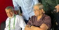 শেরেবাংলা স্টেডিয়ামে ফুরফুরে মেজাজে মির্জা ফখরুল