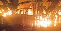 ফরিদপুরে বজ্রপাতে তুলার গোডাউন পুড়ে ছাই