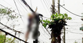 বৈদ্যুতিক খুঁটিতে ইন্টারনেটের তার টাঙানোর সময় মৃত্যু