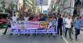 ফেনী যুবদলের সভাপতি-সম্পাদকের মুক্তির দাবিতে নেতাকর্মীদের বিক্ষোভ