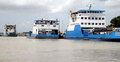 পাটুরিয়া-দৌলতদিয়া রুটে ফেরি চলাচল বন্ধ