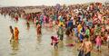 গাইবান্ধায় অষ্টমীর স্নানে পুণ্যার্থীদের ঢল