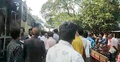 দ্বিতীয় দিনেও রামসাগর এক্সপ্রেস ট্রেন আটকে মানববন্ধন