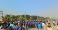 ষষ্ঠ দিনের মতো গাজীপুরে সড়ক অবরোধ