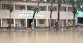 সামান্য বৃষ্টিতেই ডুবে যায় স্কুলমাঠ