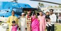 বাবা-মায়ের স্বপ্ন পূরণে হেলিকপ্টারে চড়ে বিয়ে করতে এলেন বর