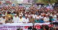 জুলাই সনদের ভিত্তিতে নির্বাচনসহ ৫ দাবিতে ঢাকায় জামায়াতের মিছিল