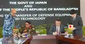 Dhaka, Tokyo sign deal over transfer of defence equipment, technology