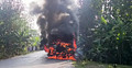 Moving bus catches fire in Jashore, passengers narrowly escape