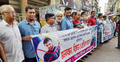 ঝিনাইদহে সাংবাদিকের ওপর হামলা প্রতিবাদে মানববন্ধন