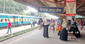 যাত্রীর স্বজনদের হামলায় স্টেশন মাস্টার আহত, ট্রেন চলাচল বন্ধ