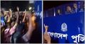 আ’লীগের দুই নেতা গ্রেফতার, প্রিজন ভ্যান আটকে ‘জয় বাংলা’ স্লোগান