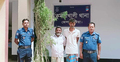 গোপনে বাড়ির আঙিনায় গাঁজা চাষ করতেন তারা