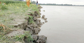তিস্তার পানি কমতেই ভাঙন শুরু