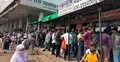 মহাখালী টার্মিনালে বাড়ি ফেরা মানুষের চাপ
