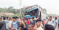 নরসিংদীতে দুই বাসের সংঘর্ষে প্রাণ গেলো শ্রমিকের