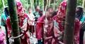 গৃহবধূকে গাছে বেঁধে নির্যাতন, ভিডিও ভাইরাল