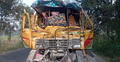 সামনের ট্রাকে ধাক্কা দিয়ে প্রাণ গেলো চালক-সহকারীর