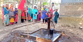 নেত্রকোনায় পরিত্যক্ত টিউবওয়েল থেকে বেরোচ্ছে গ্যাস