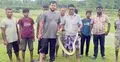 চা বাগান থেকে ১০ ফুট লম্বা অজগর উদ্ধার