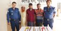 কলাপাড়ায় ডাকাতির প্রস্তুতিকালে দেশীয় অস্ত্রসহ গ্রেফতার ৩