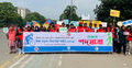 হাঁটা ও সাইকেলবান্ধব সড়ক তৈরিতে তরুণ পদযাত্রা