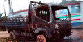 Pickup van set on fire in Ashulia