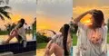 সূর্যাস্তের আলোয় পরীমনি, ভক্ত বললেন, ‘নজর লাগবে তো’