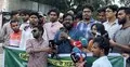 জ্বালানি তেলের দাম বাড়ার প্রতিবাদে ঢাবিতে ছাত্রশক্তির বিক্ষোভ