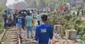 Diploma engineers block railway in Gazipur
