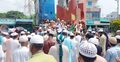 রাজবাড়ীতে শুকরিয়া মিছিল ও নামাজ আদায়