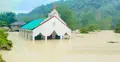 পানির নিচে রাঙ্গামাটির ফারুয়া, তীব্র স্রোতে ত্রাণ পৌঁছাতেও হিমশিম