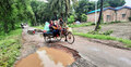 ১০ বছর ধরে ভাঙাচোরা সড়ক, হয় না সংস্কার