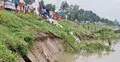 টাঙ্গাইল-তারাকান্দি সড়কে ভাঙন, যানবাহন চলাচল বন্ধ