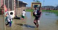 দুই মাস ধরে বিদ্যালয়ে হাঁটু পানি, ভোগান্তিতে শিক্ষক-শিক্ষার্থীরা