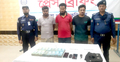 পথ আটকে ১৫ লাখ টাকা ছিনতাই, পালানোর সময় আটক ৪
