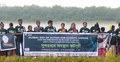 জলবায়ু ন্যায্যতার দাবিতে সুন্দরবনে বনজীবীদের অবস্থান