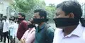 এজলাসে সাংবাদিক প্রবেশে বাধা, মুখে কালো কাপড় বেঁধে প্রতিবাদ
