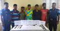 পাংশায় ডাকাতির প্রস্তুতিকালে দেশীয় অস্ত্রসহ গ্রেফতার ৫