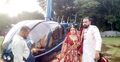 হেলিকপ্টারে বউ নিয়ে বাড়ি ফিরলেন রিসোর্ট ব্যবসায়ী
