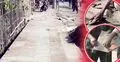 হাতের স্পর্শেই উঠে আসছে ফুটপাতের টাইলস
