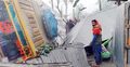 বাড়িতে ঢুকে উল্টে গেলো ট্রাক, ঘুমন্ত নারী নিহত