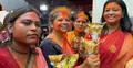 বিজেপির কার্যালয়ে উৎসবের আমেজ, ঝালমুড়ি বিতরণ