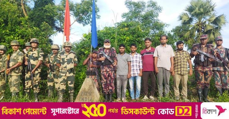 ভারতে কারাভোগের পর ৫ বাংলাদেশিকে ফেনী সীমান্তে হস্তান্তর