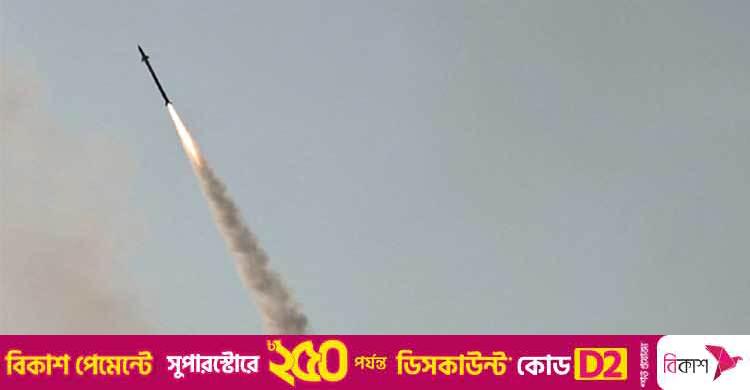 গাজা থেকে ইসরায়েলে রকেট হামলা
