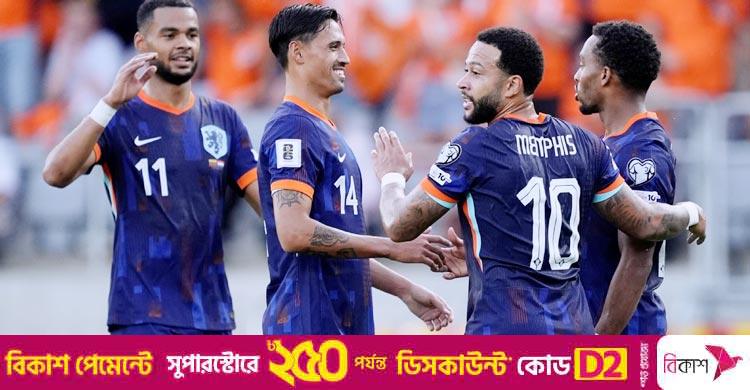 মেমফিসের রেকর্ডের রাতে ডাচদের ৫ গোলের থ্রিলার জয়