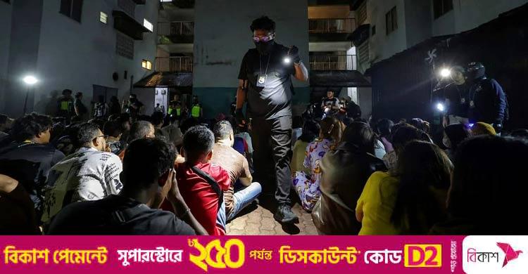 কুয়ালালামপুর ও জোহরে বাংলাদেশিসহ ১৭১ অবৈধ অভিবাসী আটক