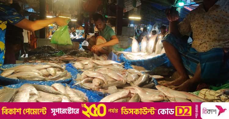 সরবরাহ কম, চড়া দামে নাগালের বাইরে ইলিশ
